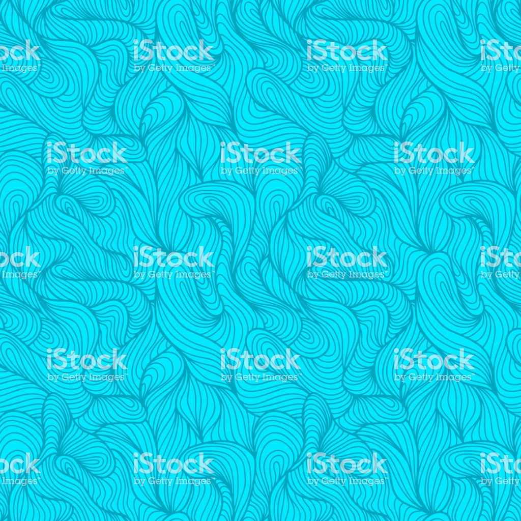 Seamless Abstract Ultra Violet Hand Drawn Pattern Waves Background