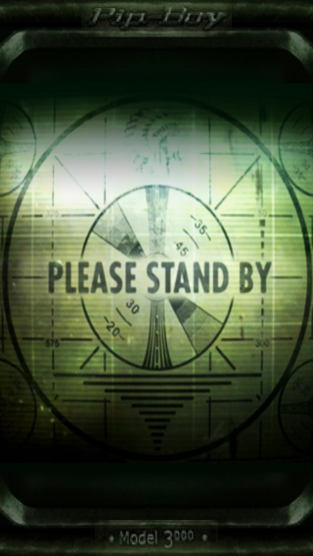 Fallout Please Stand By iPhone Wallpaper