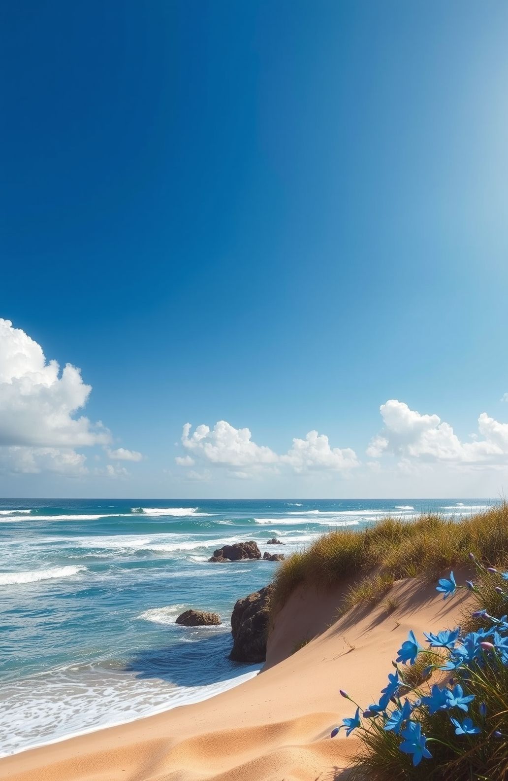 Blue And White Hd Wallpaper
