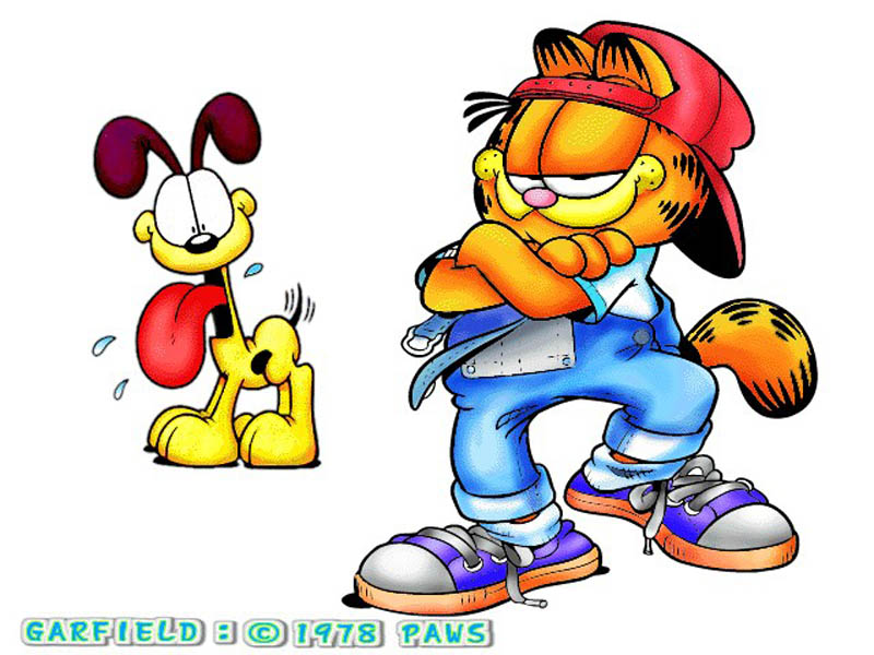 Cartoon Garfield Desktop Wallpaper Pictures