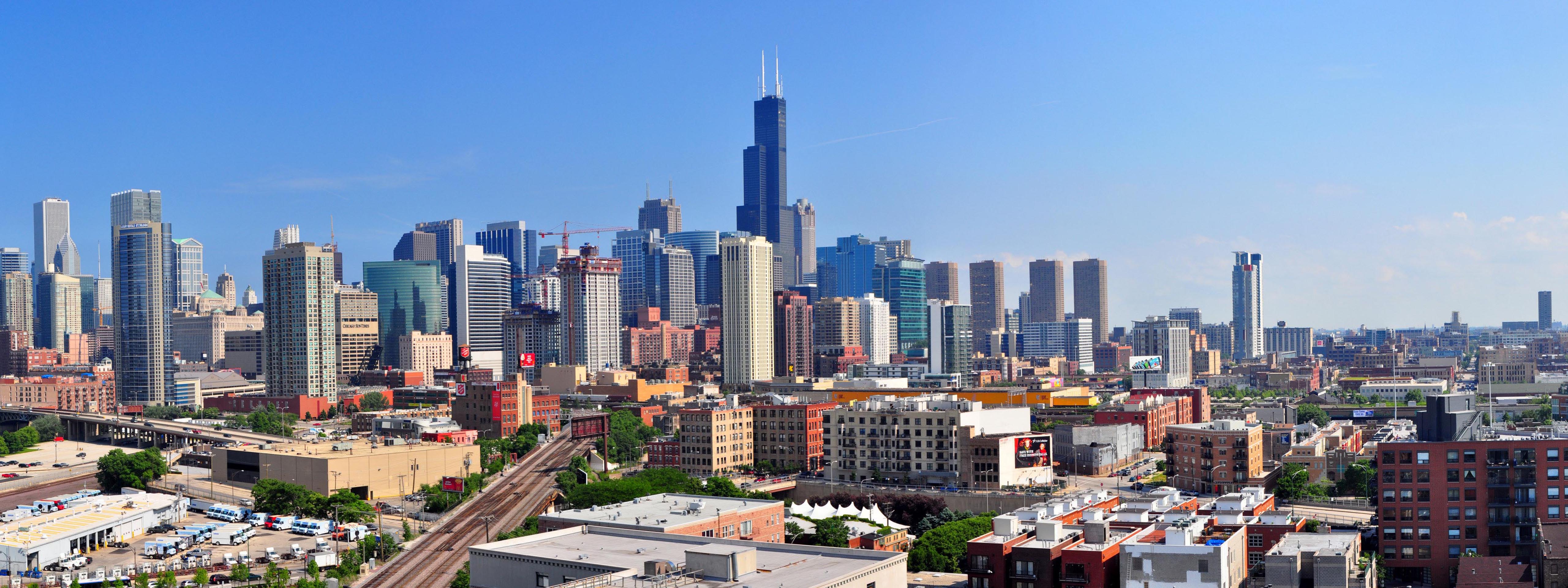 Chicago City Desktop Wallpaper For Widescreen HD And Mobile