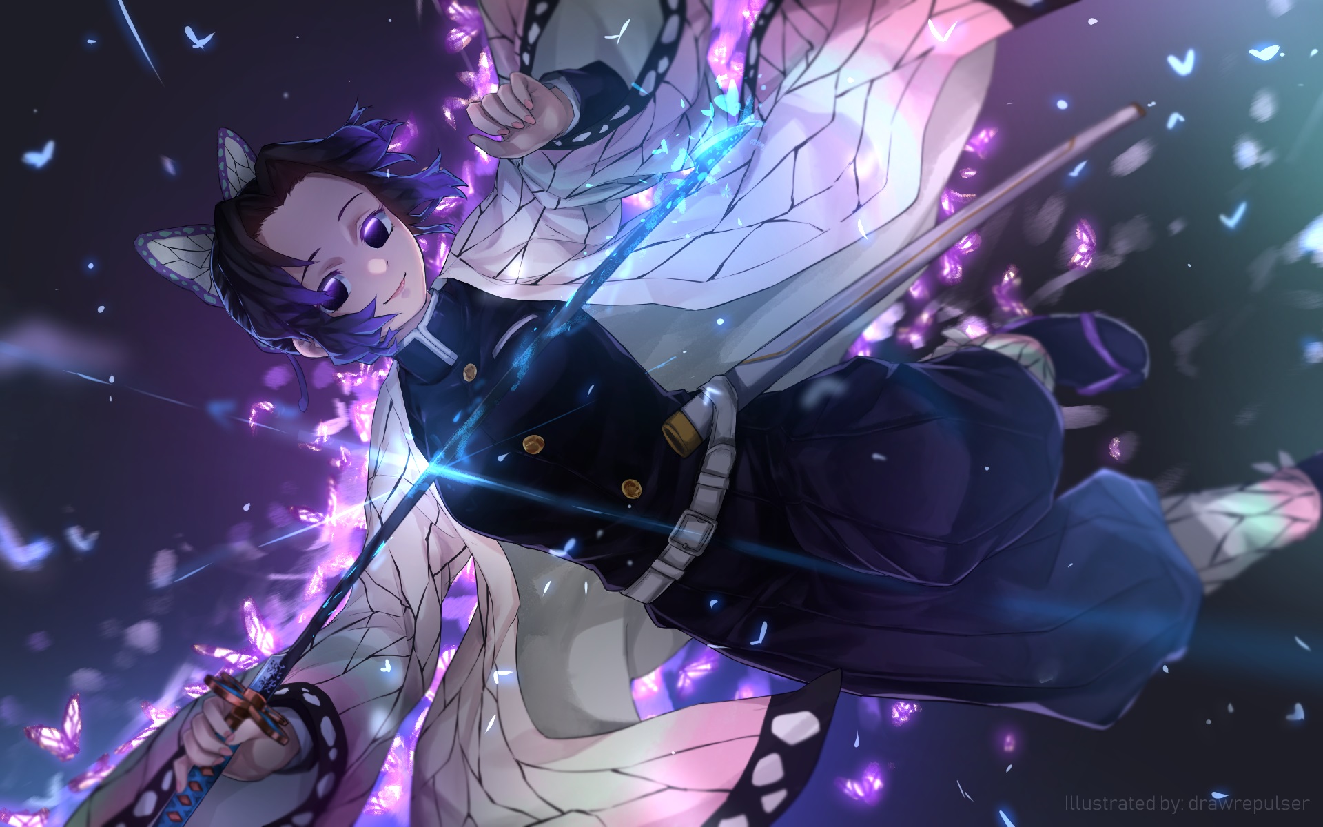 Shinobu Kochou HD Wallpaper