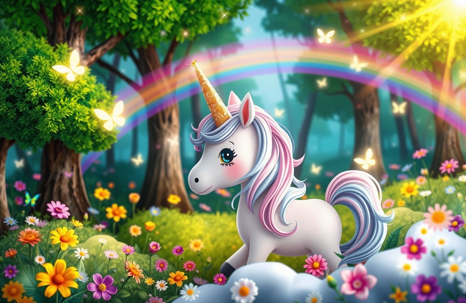 Cute Unicorn Wallpaper