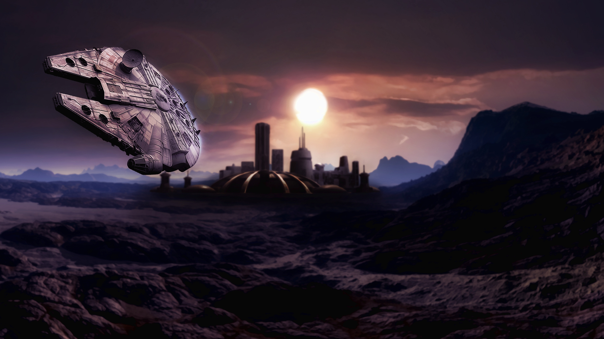 Sci Fi Spaceship Spacecraft Star Wars Cities Plas Millennium