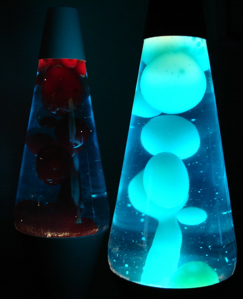 Lava Lamp Melted Wax By Fantasystock Blue