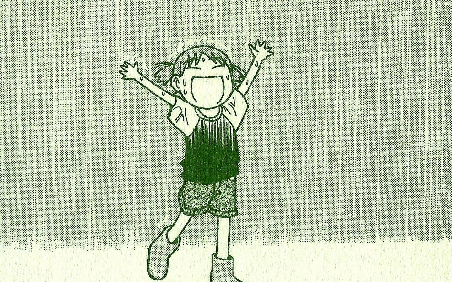 Yotsuba And Rain Art Anime Manga Characters