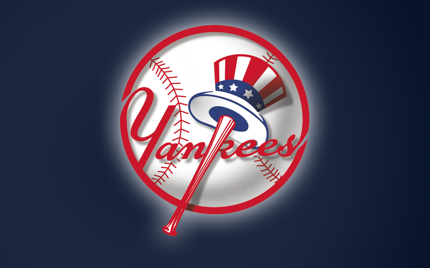 Sportsgeekery Yankees Logo On Blue
