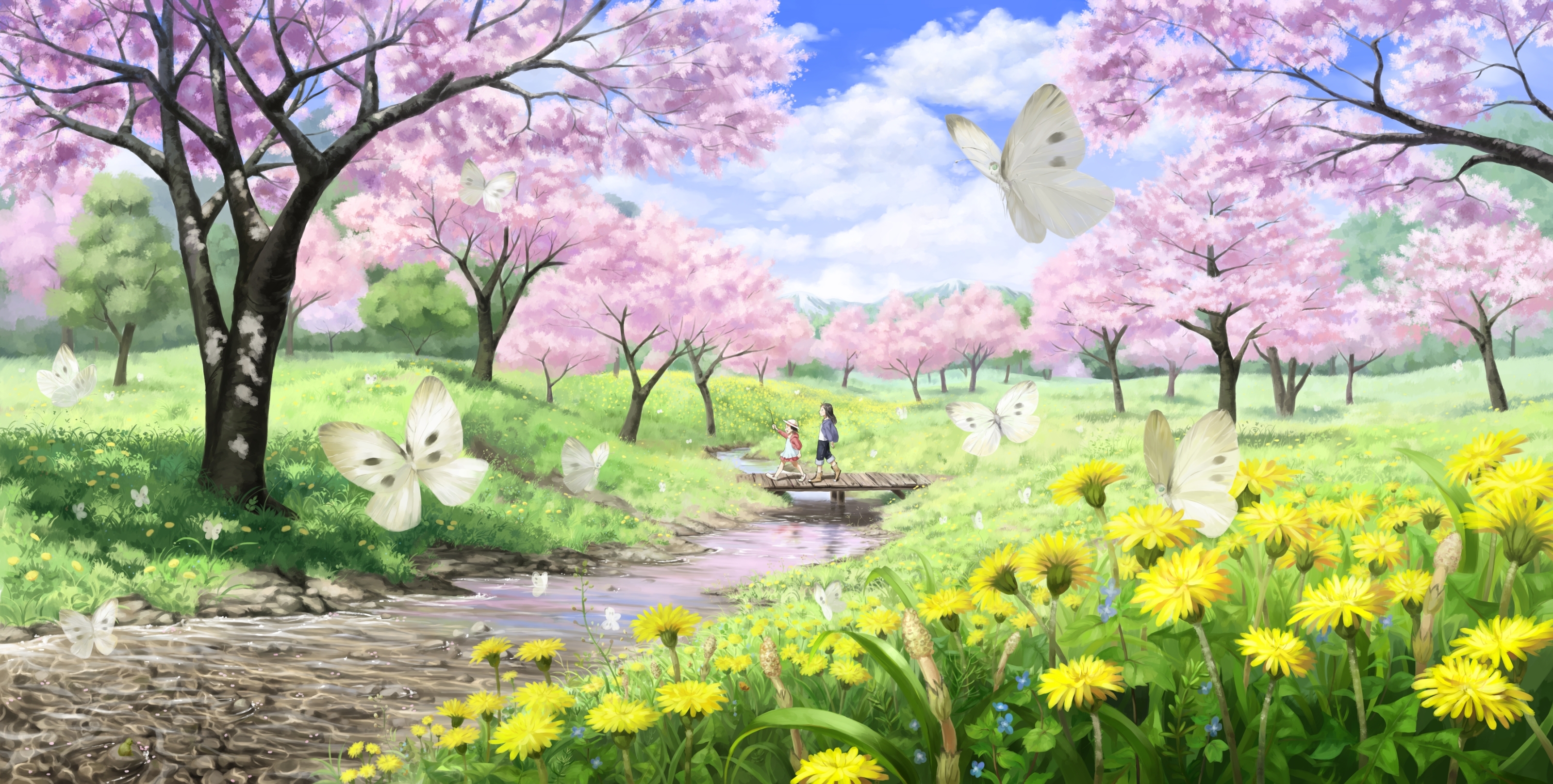Spring Desktop Wallpaper Which Is Under The