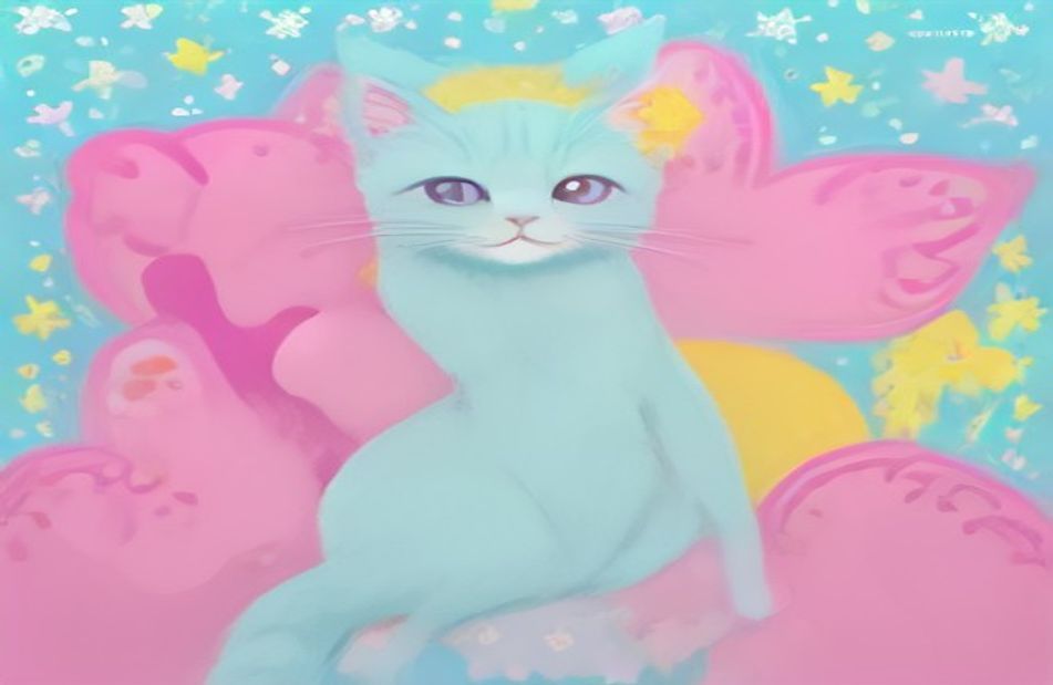 Cute Cat Drawings Wallpaper