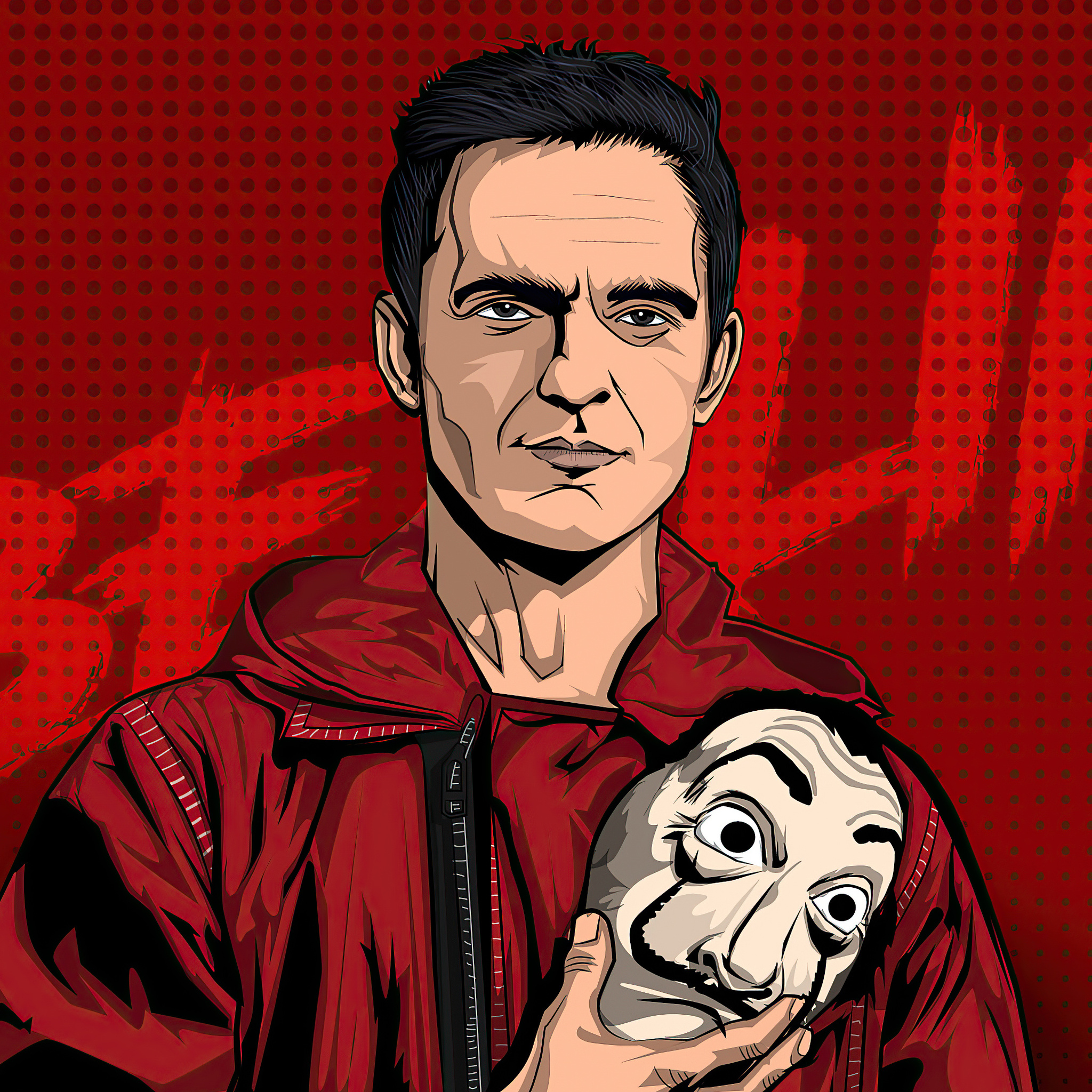 Berlin In Money Heist iPad Air HD 4k Wallpaper Image