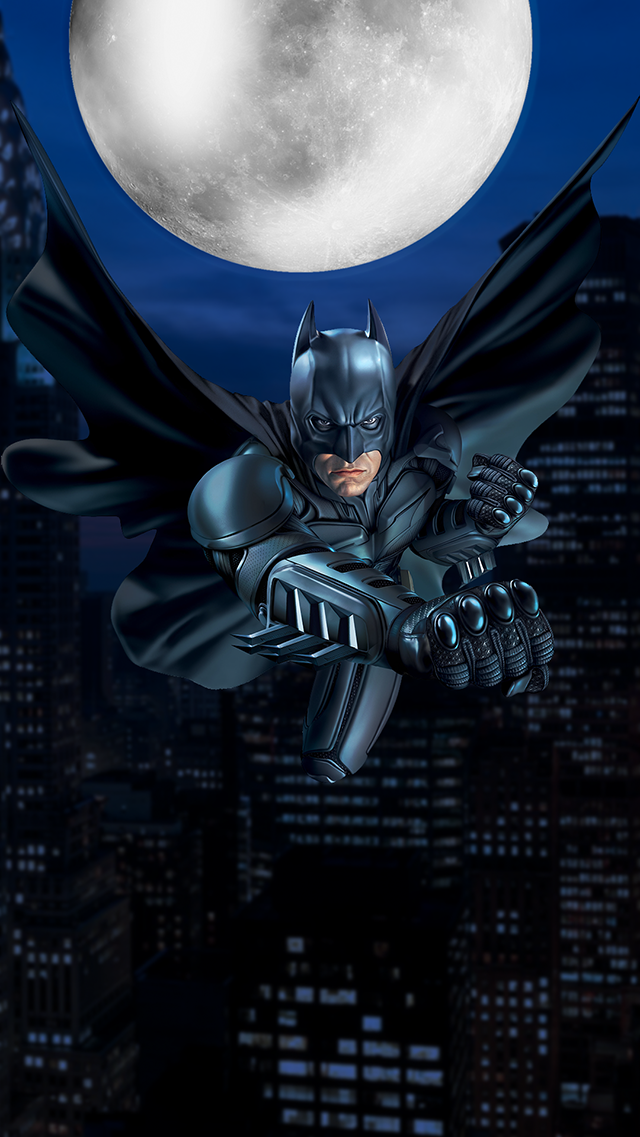 Batman Cartoon iPhone Pro Max Wallpaper