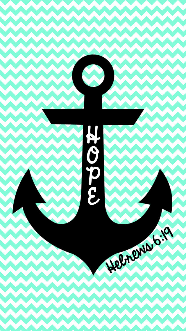 Hope Is An Anchor iPhone Wallpaper