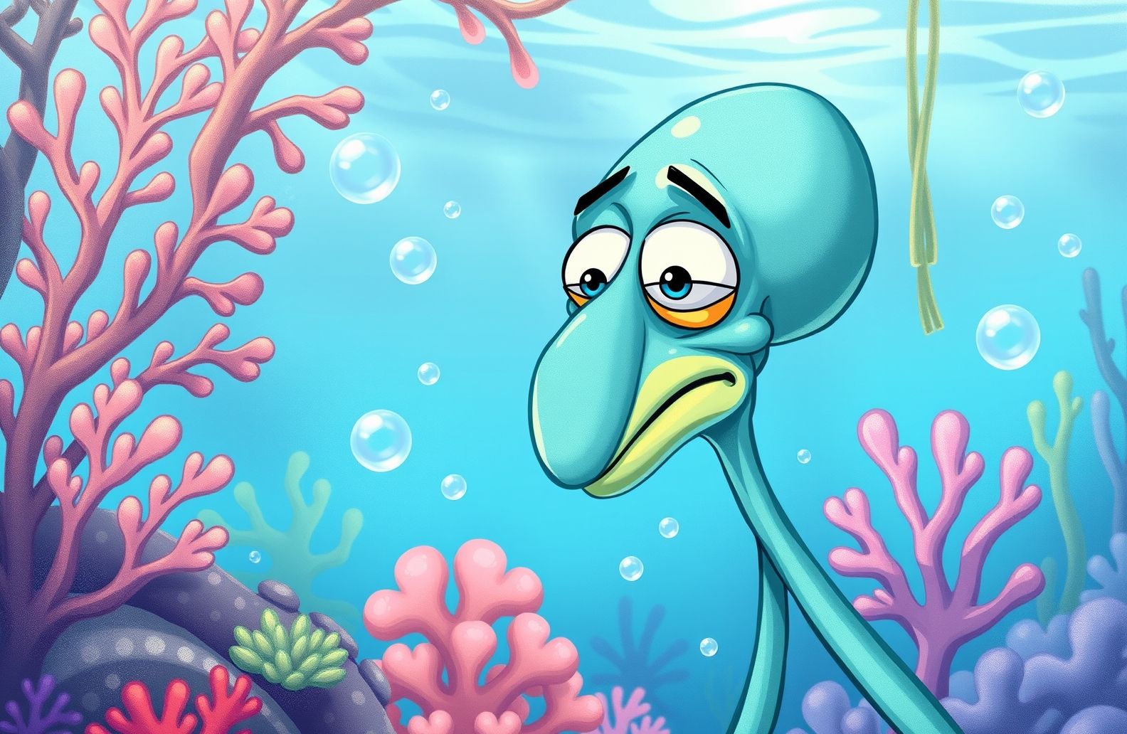 Squidward Wallpaper