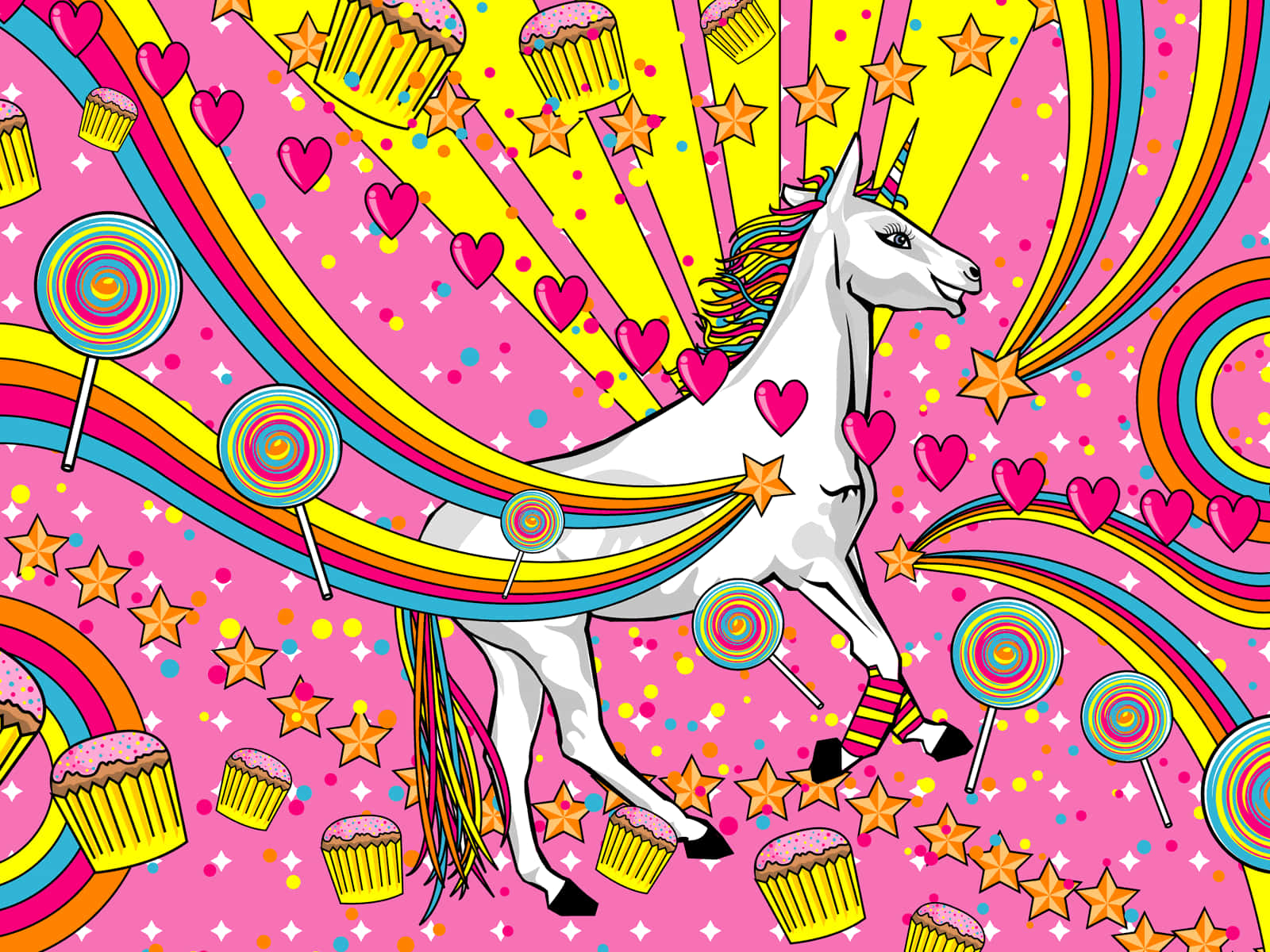 Unicorn Aesthetic Kffudk453m3vbyar Wallpaper