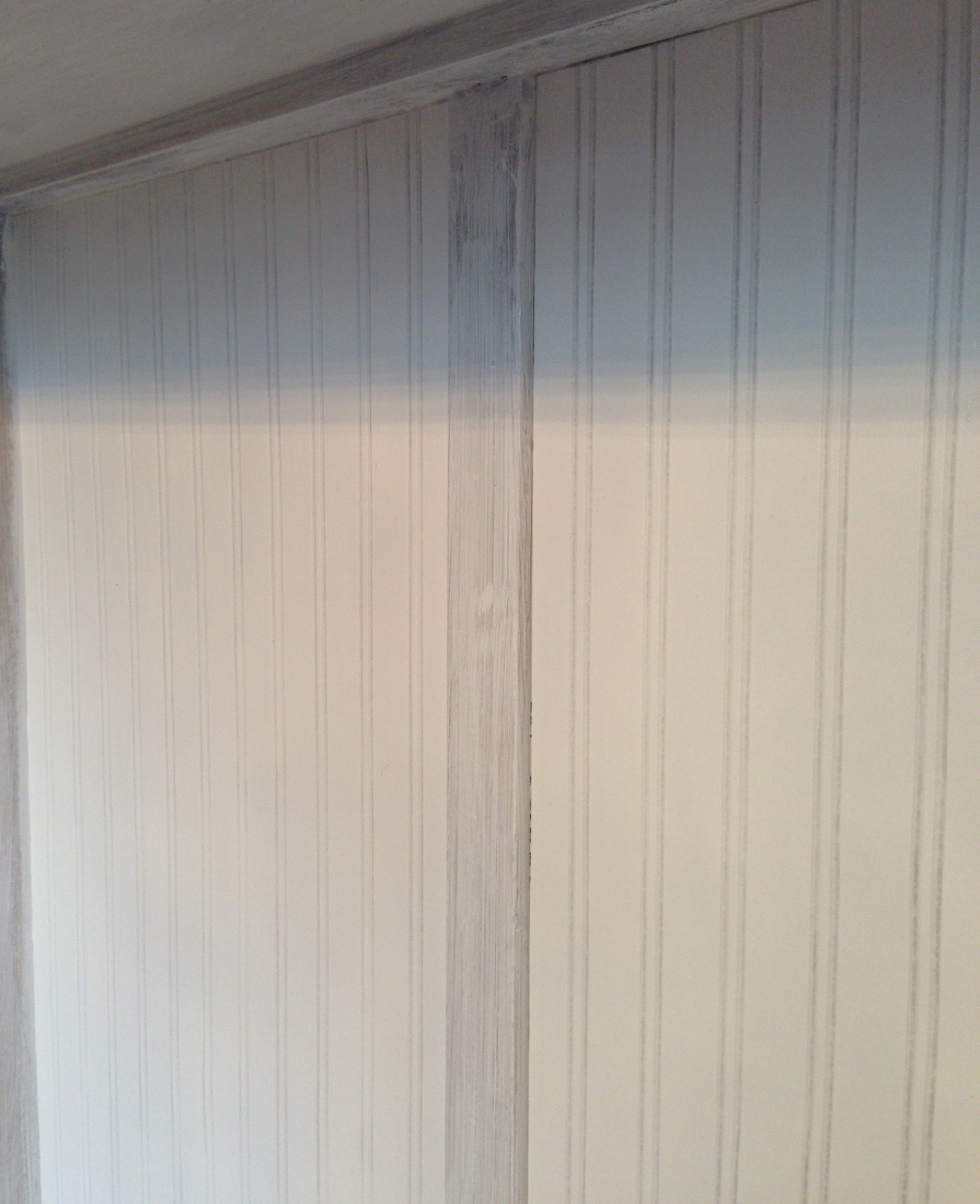 Faux Wainscoting Primed