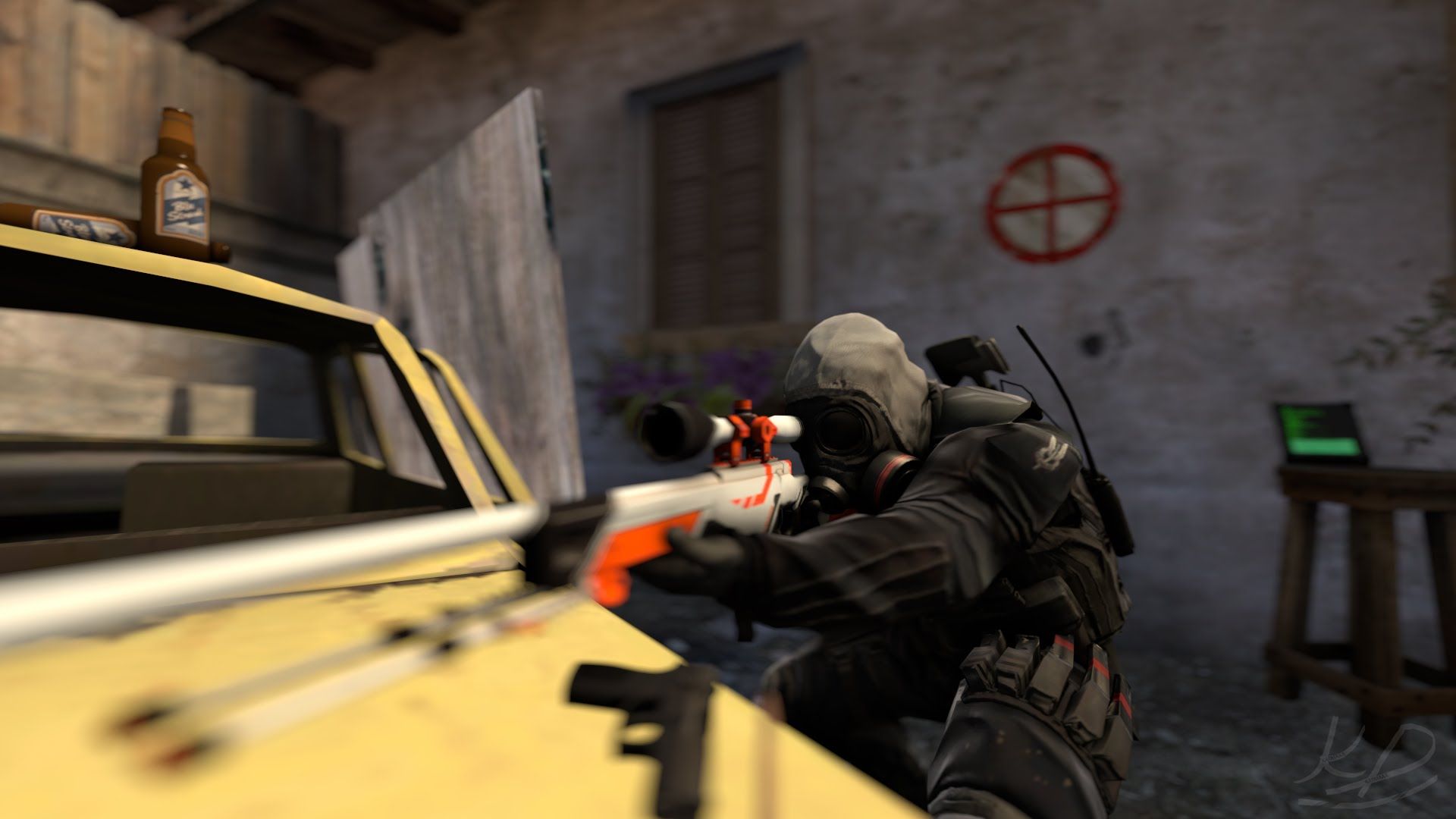 Redline Counter Strike CS CS:GO AK47 AWP wallpaper, 1920x1080, 743799