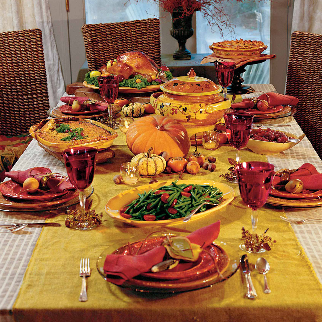 Thanksgiving Wallpaper For iPad Table Decorations