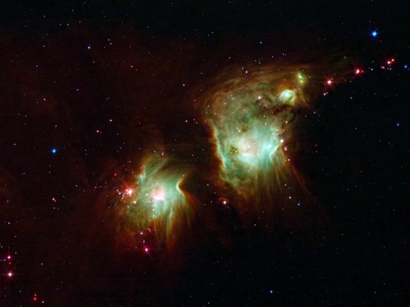 Making A Spectacle Of Star Formation In Orion Space Wallpaper