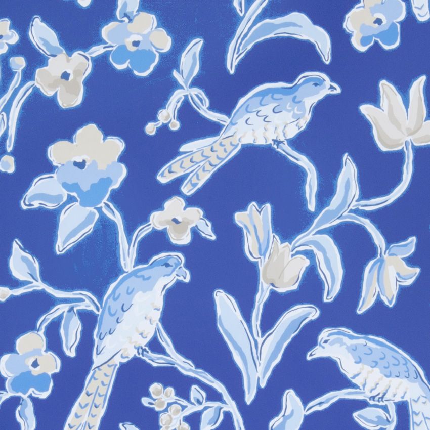Peregrine Navy Blue Stroheim Wallpaper