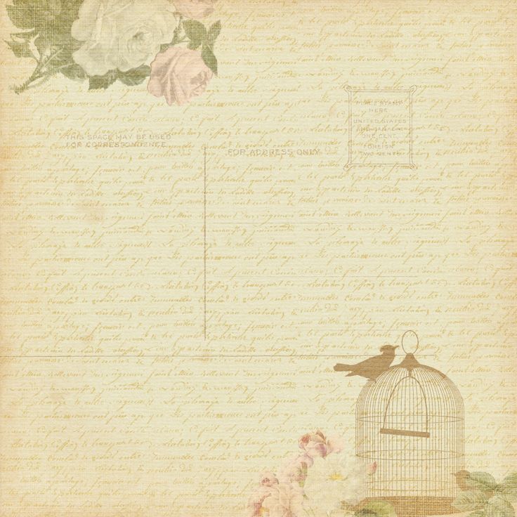 Papers Vintage Background And Birds