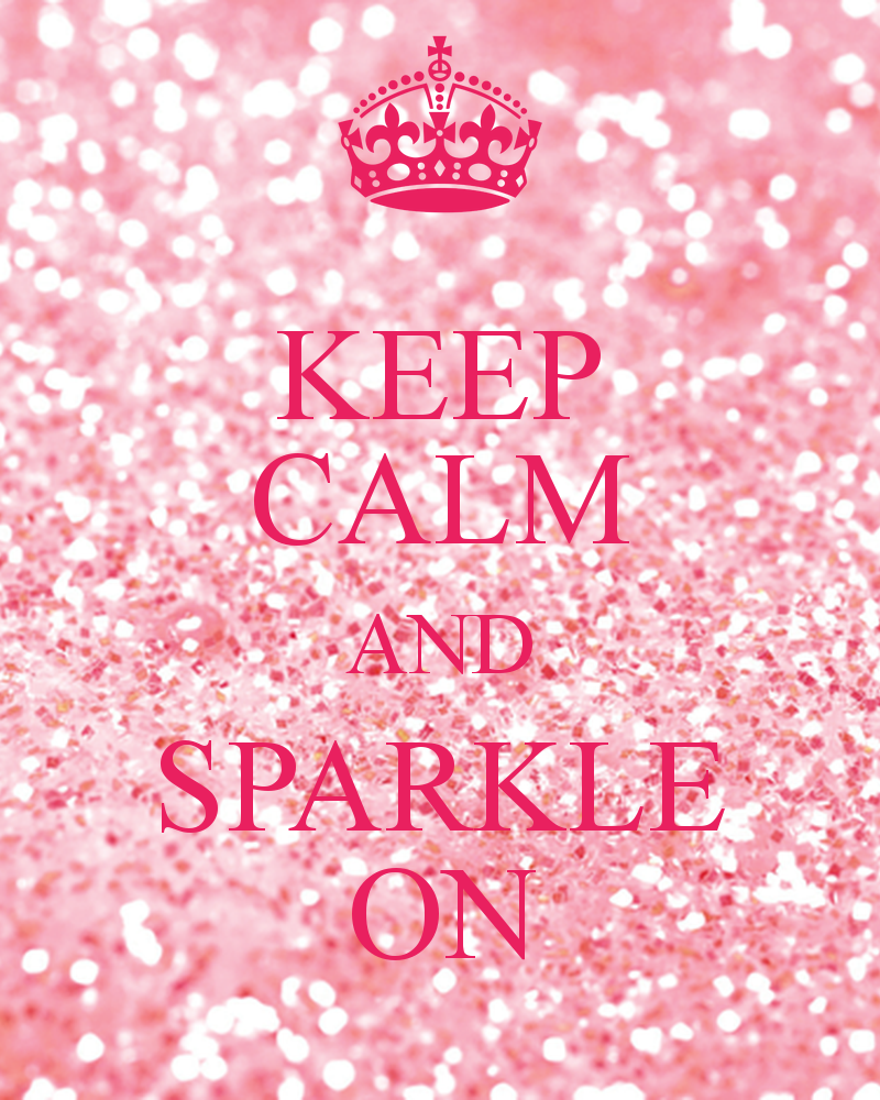 Keep Calm And Sparkle On Carry Image Generator