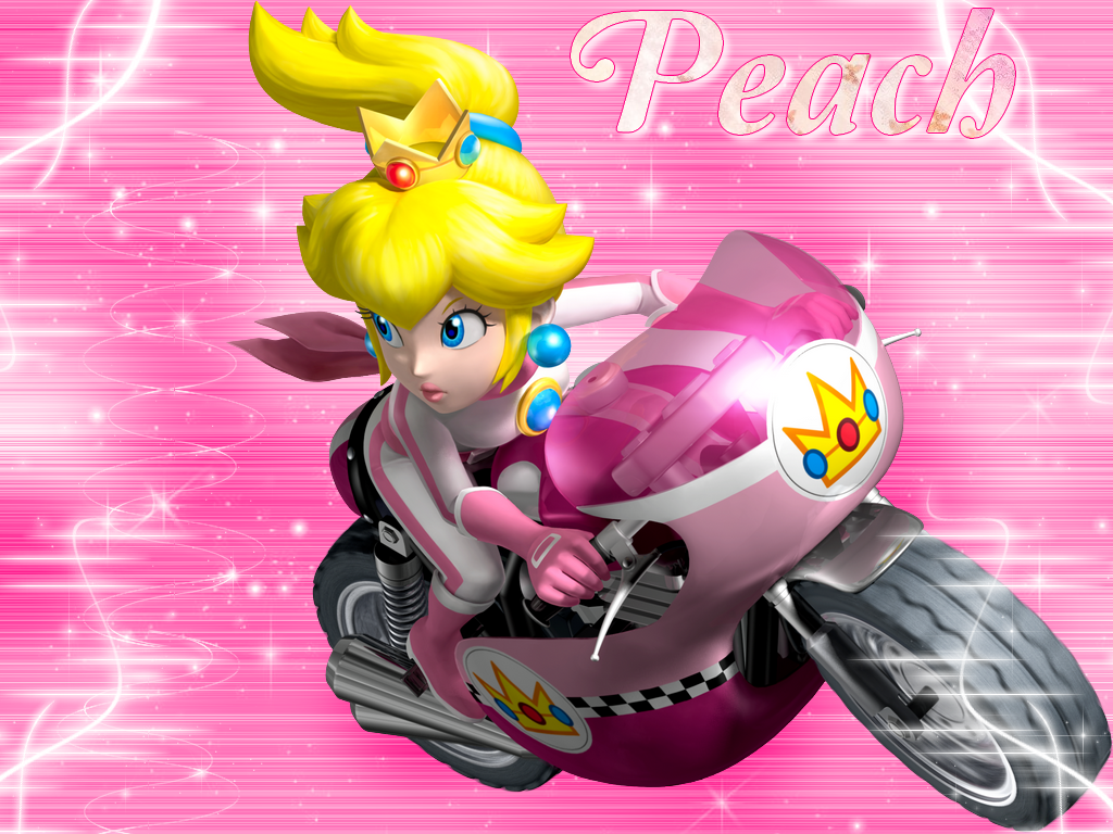 Mario Kart Wii Peach Wallpaper By Natoumjsonic
