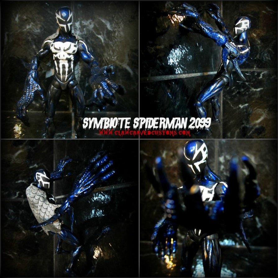 Symbiote Spiderman Figure By X