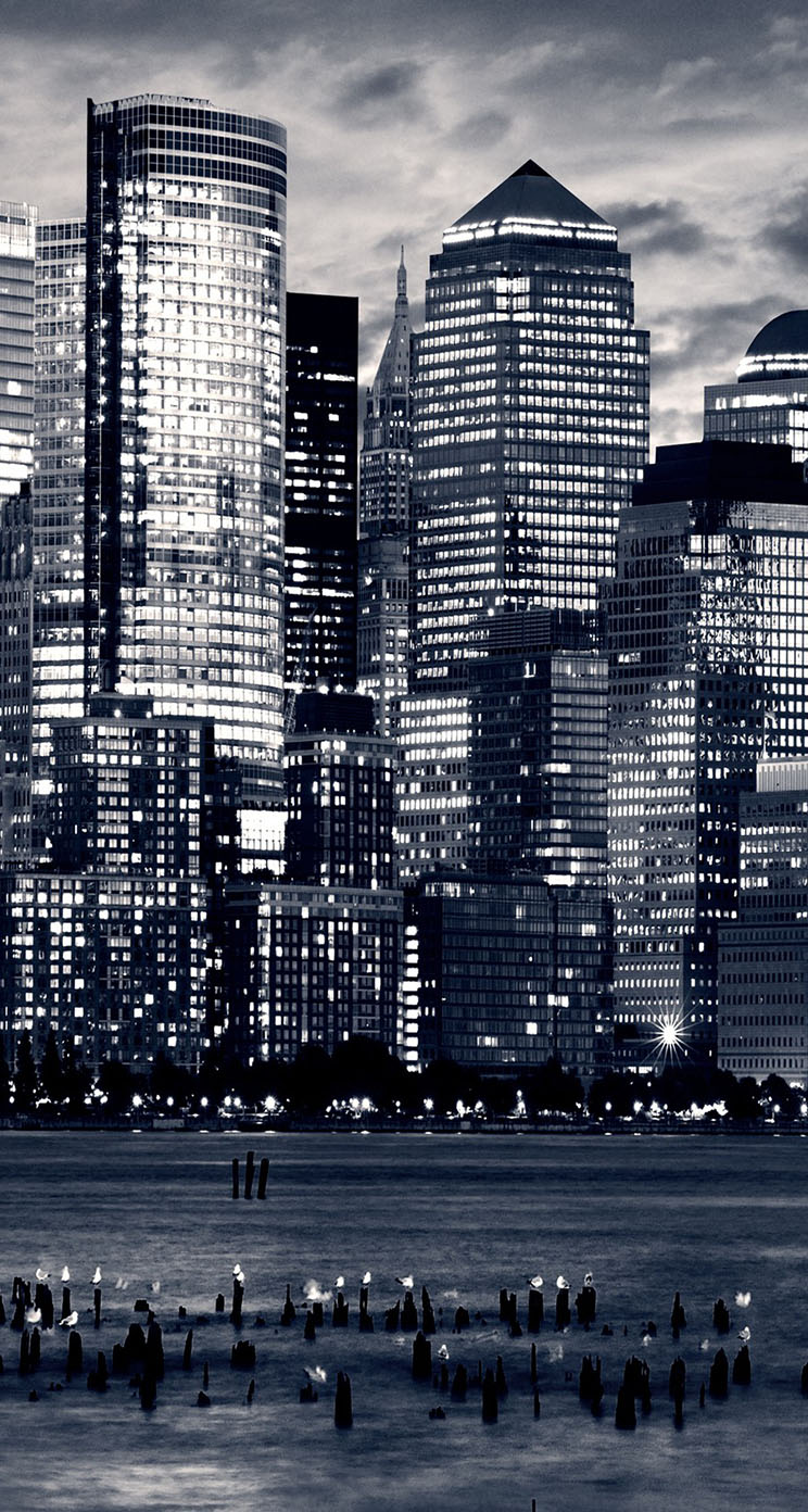 New York City Midtown Skyline Hudson River The iPhone Wallpaper