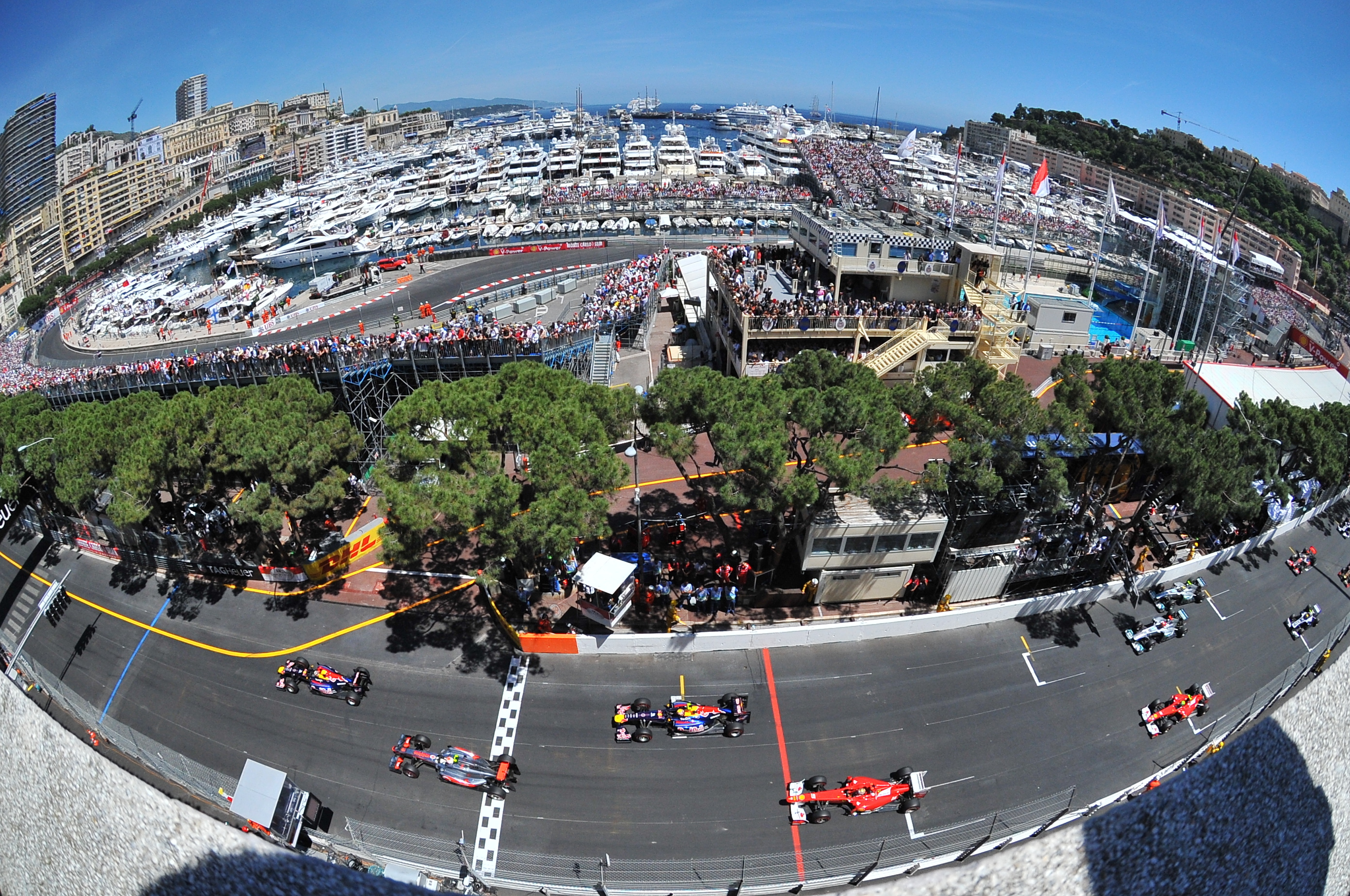 Wallpaper Start Monaco F1 Gp Sports
