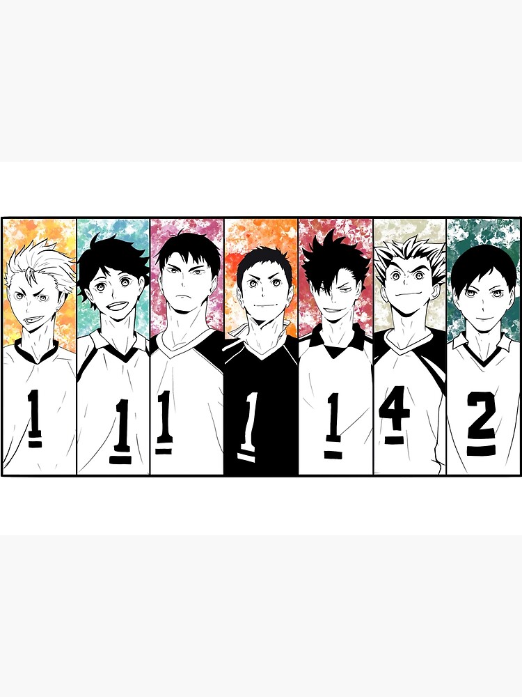 Haikyuu   Captain Squad Greeting Card for Sale by kanh77 Redbubble