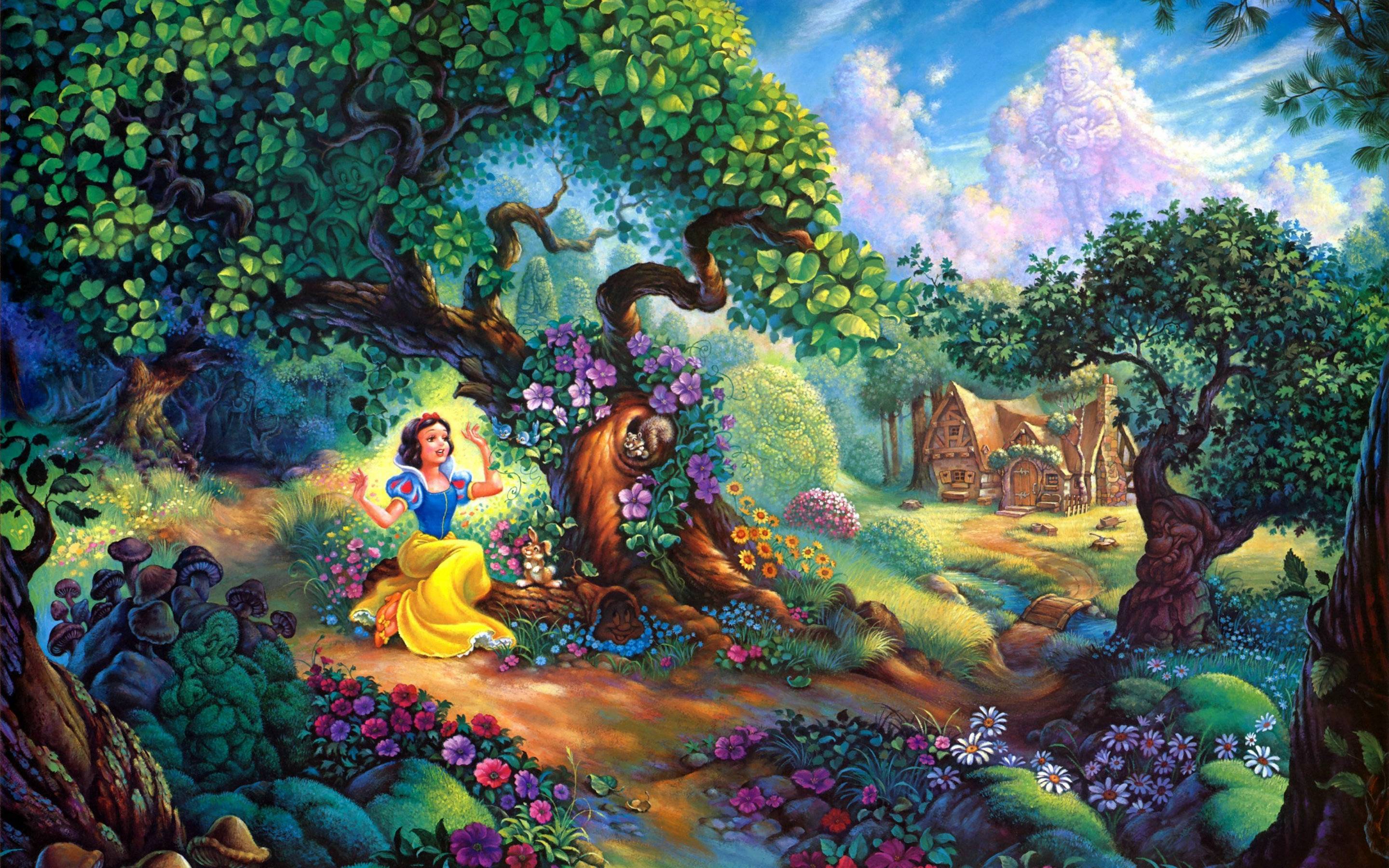 Snow White Background