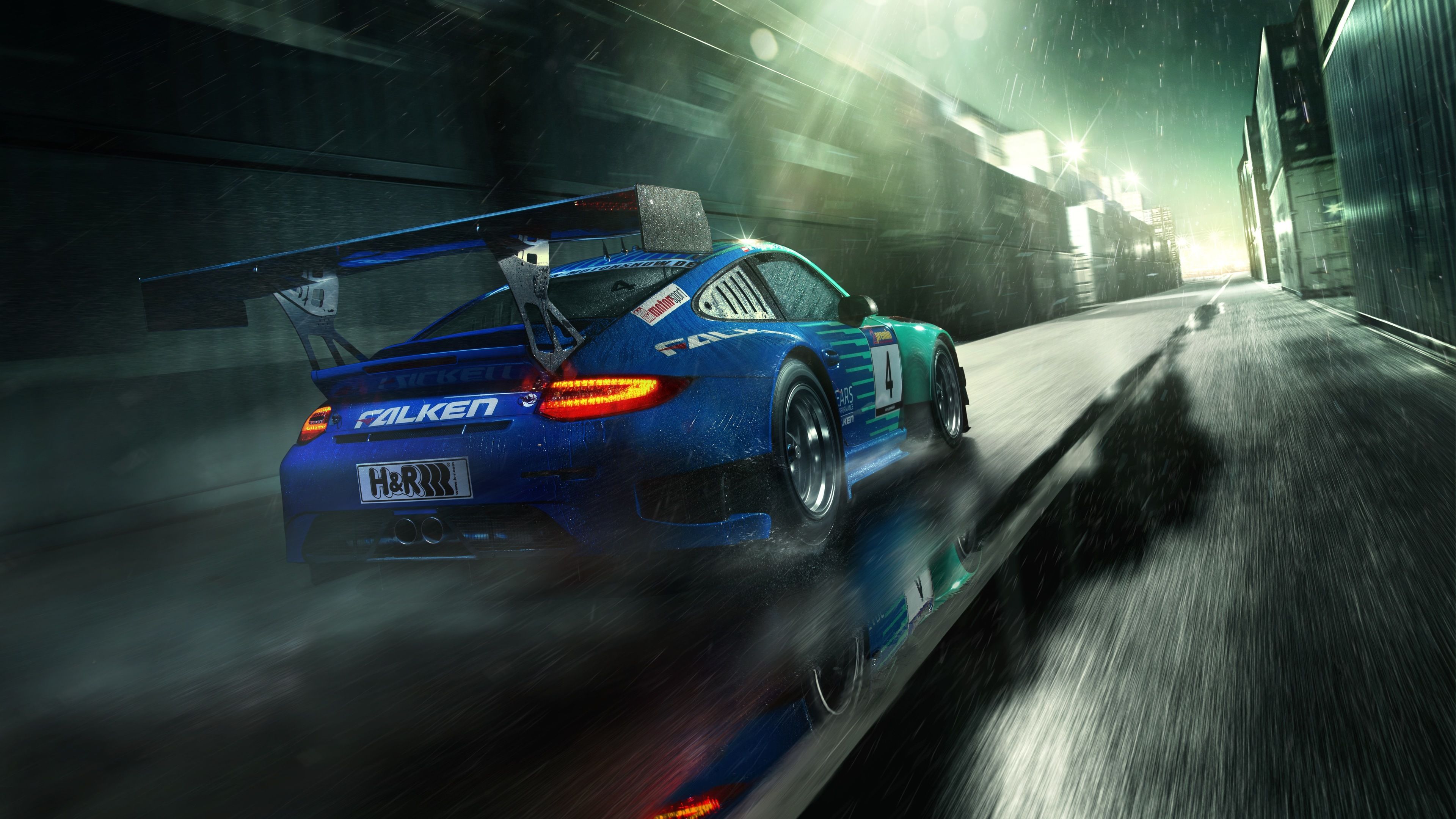 Falken Porsche 4k Wallpaper HD Cars