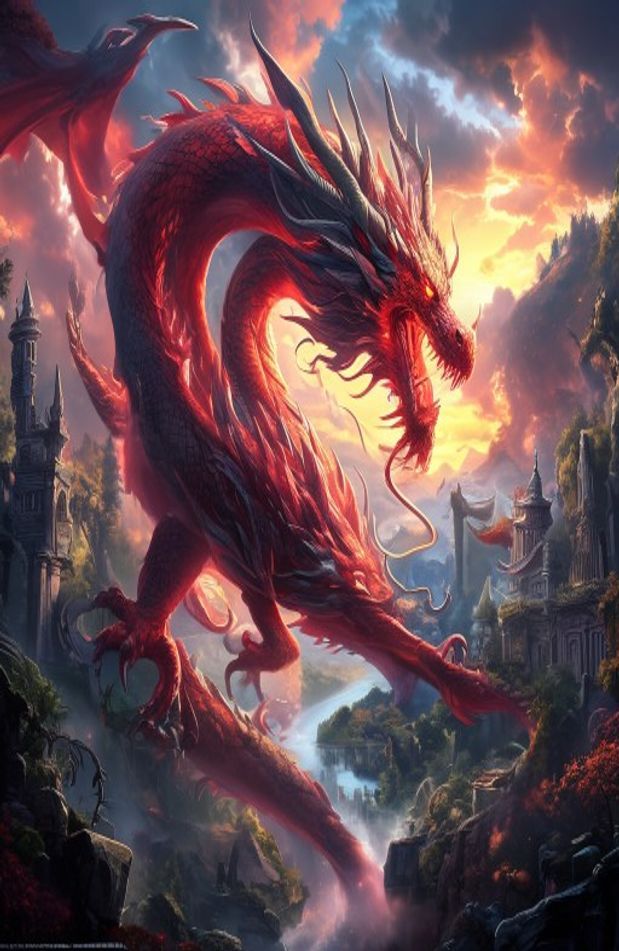 Red Dragon Gaming Wallpaper