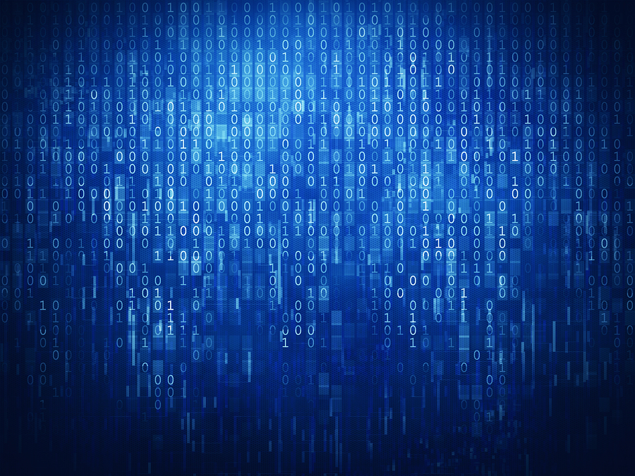 Premium Photo  Technology stream binary code digital illustration blue  matrix background programming coding hacking and encryption 3d rendering
