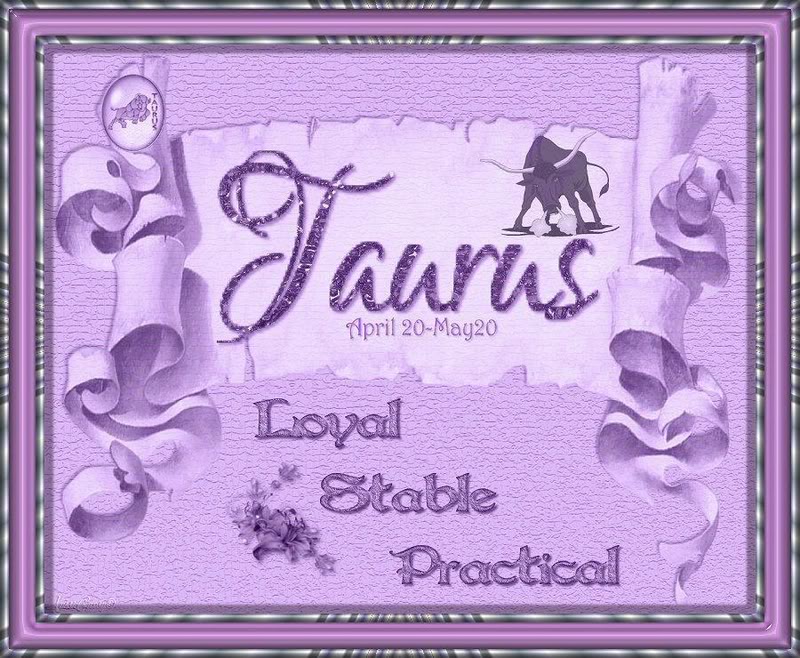 Purple Taurus Wallpaper Background Theme Desktop