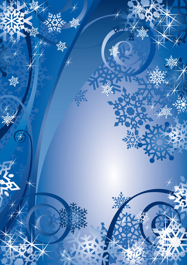 Blue New Year Background Vector 4vector
