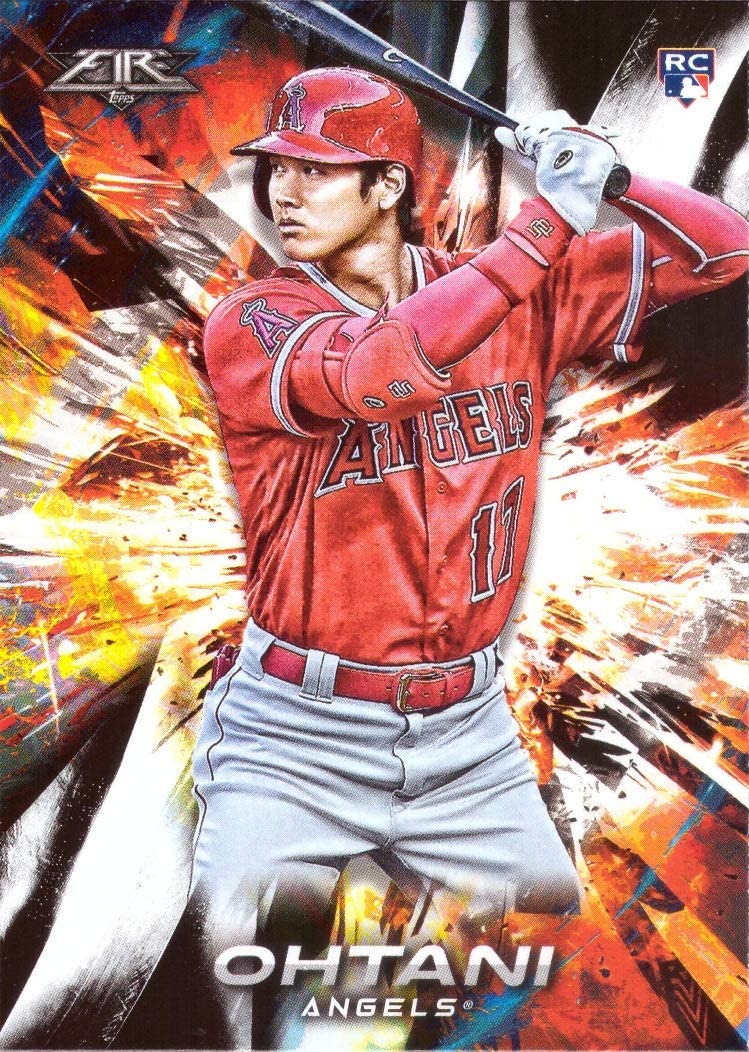 Amazon Topps Fire Baseball Shohei Ohtani Rookie