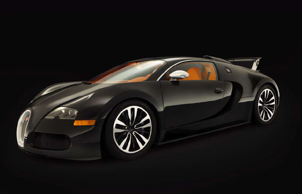 HD Car Wallpaper Bugatti Veyron Black