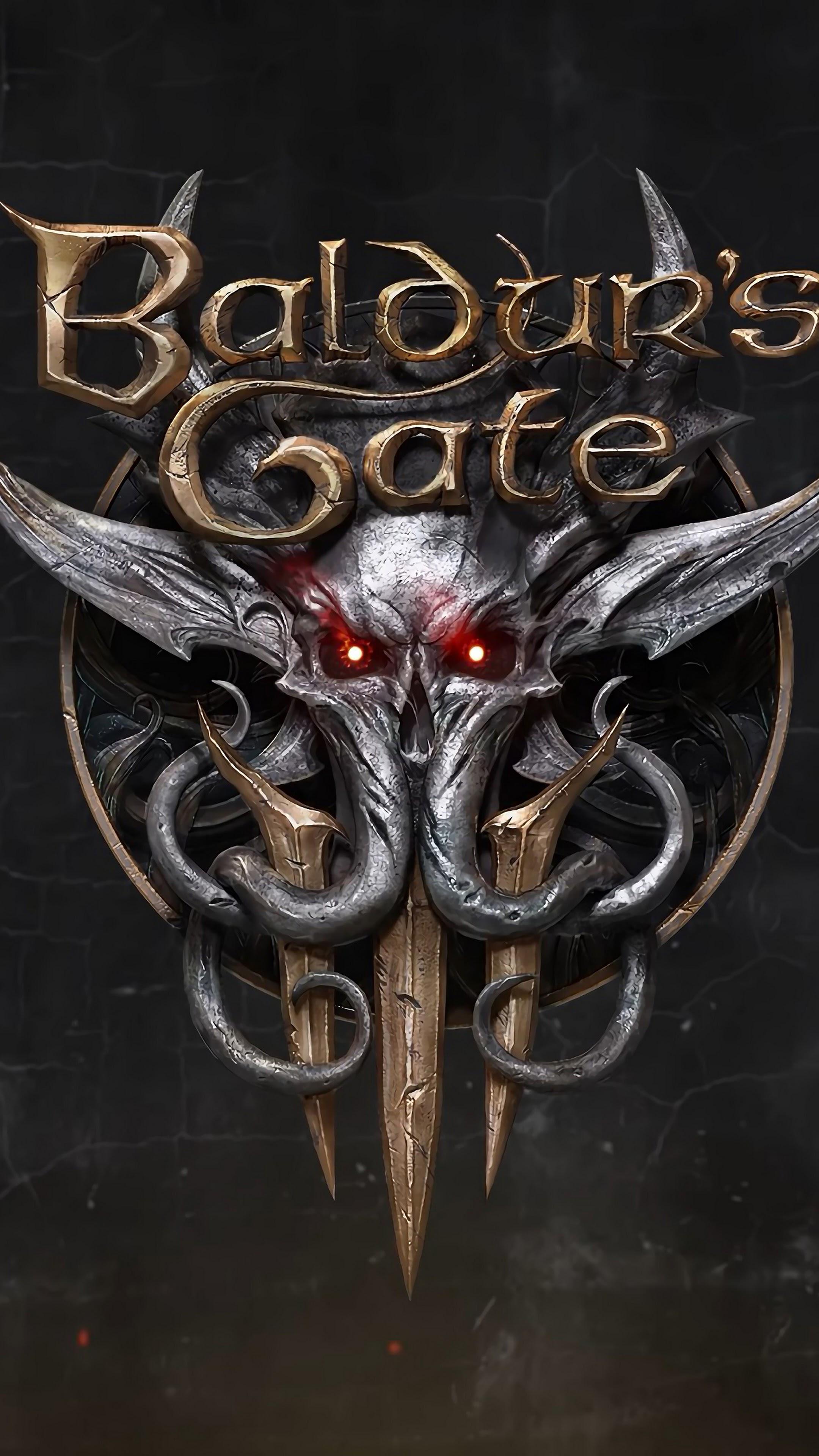 Baldurs Gate Logo 4k Wallpaper