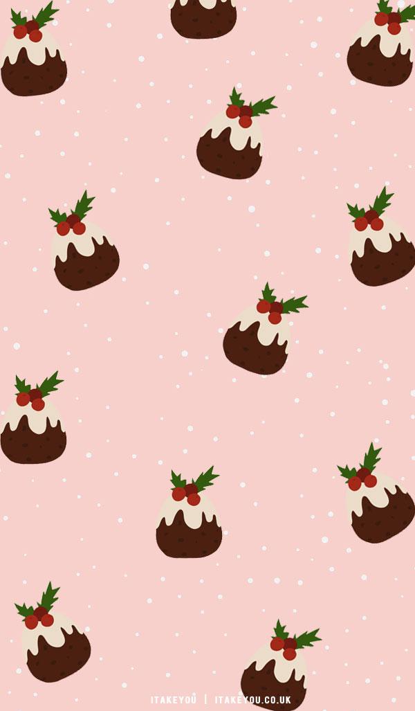  Preppy Christmas Wallpaper Ideas Christmas Pudding Wallpaper