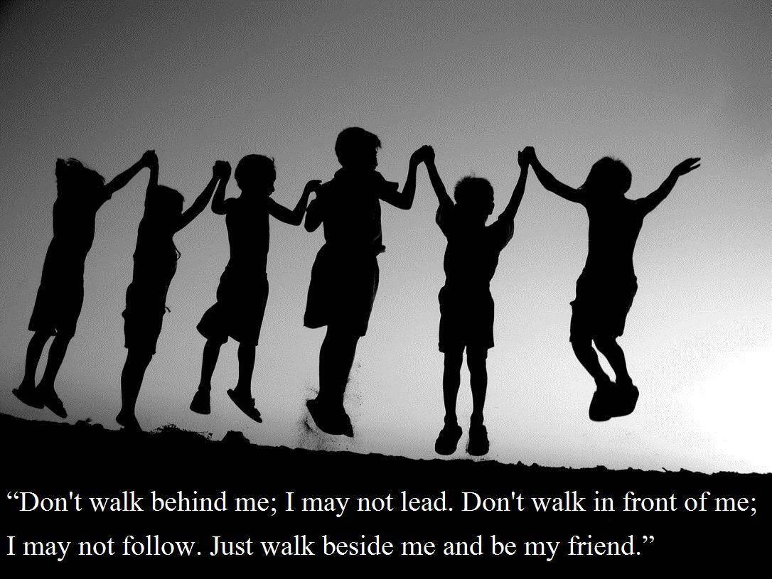 Download Six Kids Best Friend Quotes Background Wallpaper