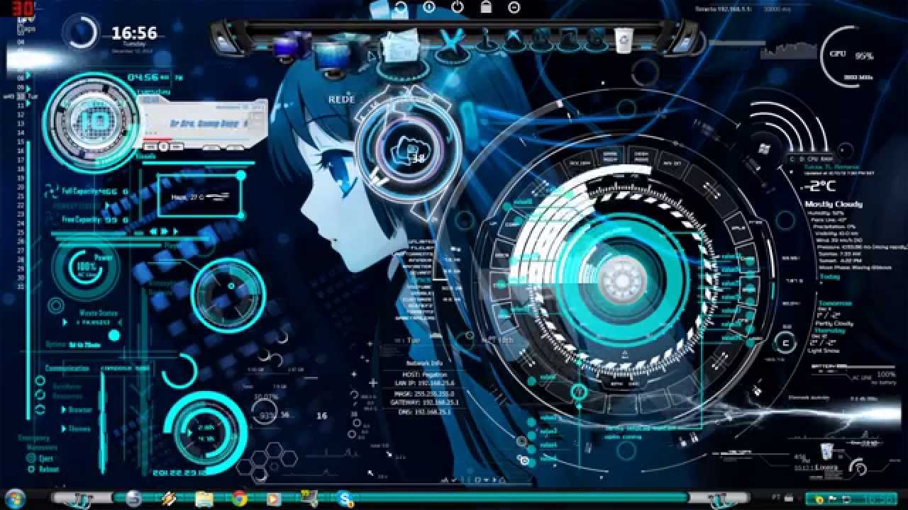 Displaying Image For Jarvis Animated Wallpaper