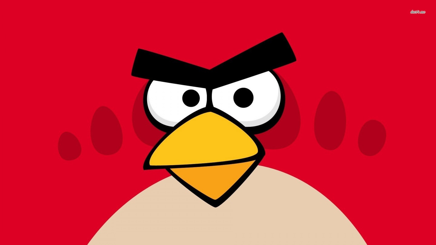 Red Bird Angry Birds Game Papel De Parede Space Foto