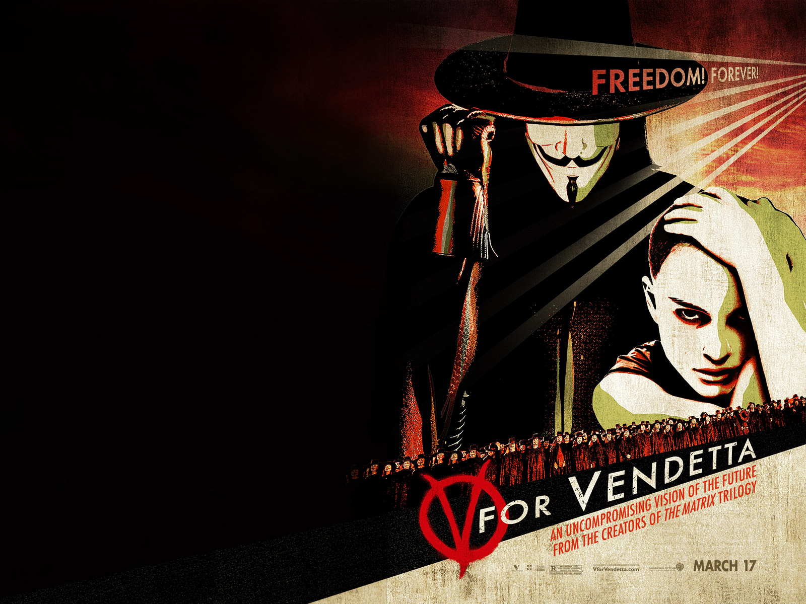 V For Vendetta Desktop Wallpaper HD
