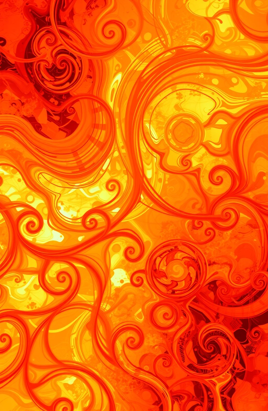 Abstract Orange Wallpaper