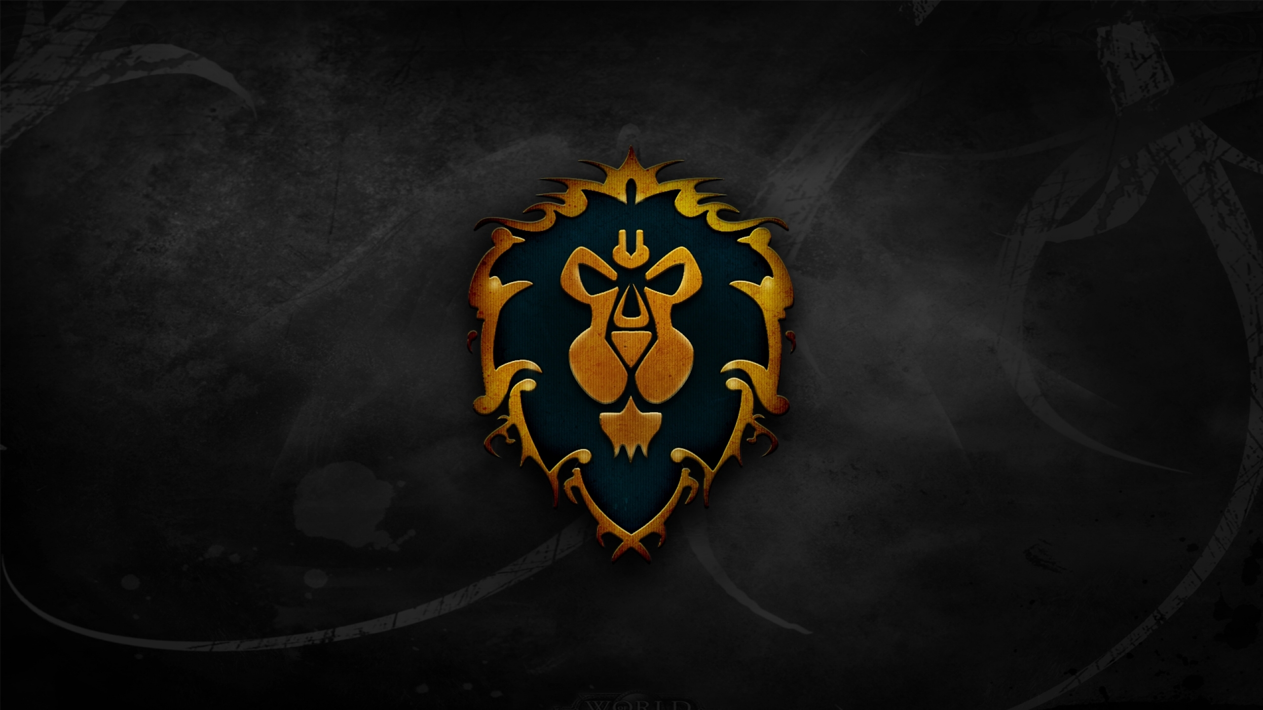 Wallpaper World Of Warcraft Crest Lions