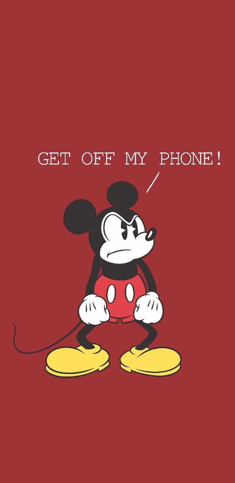 Get Off My Phone Wallpaper