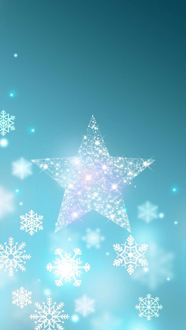 Christmas Star Winter Wallpaper Holiday iPhone