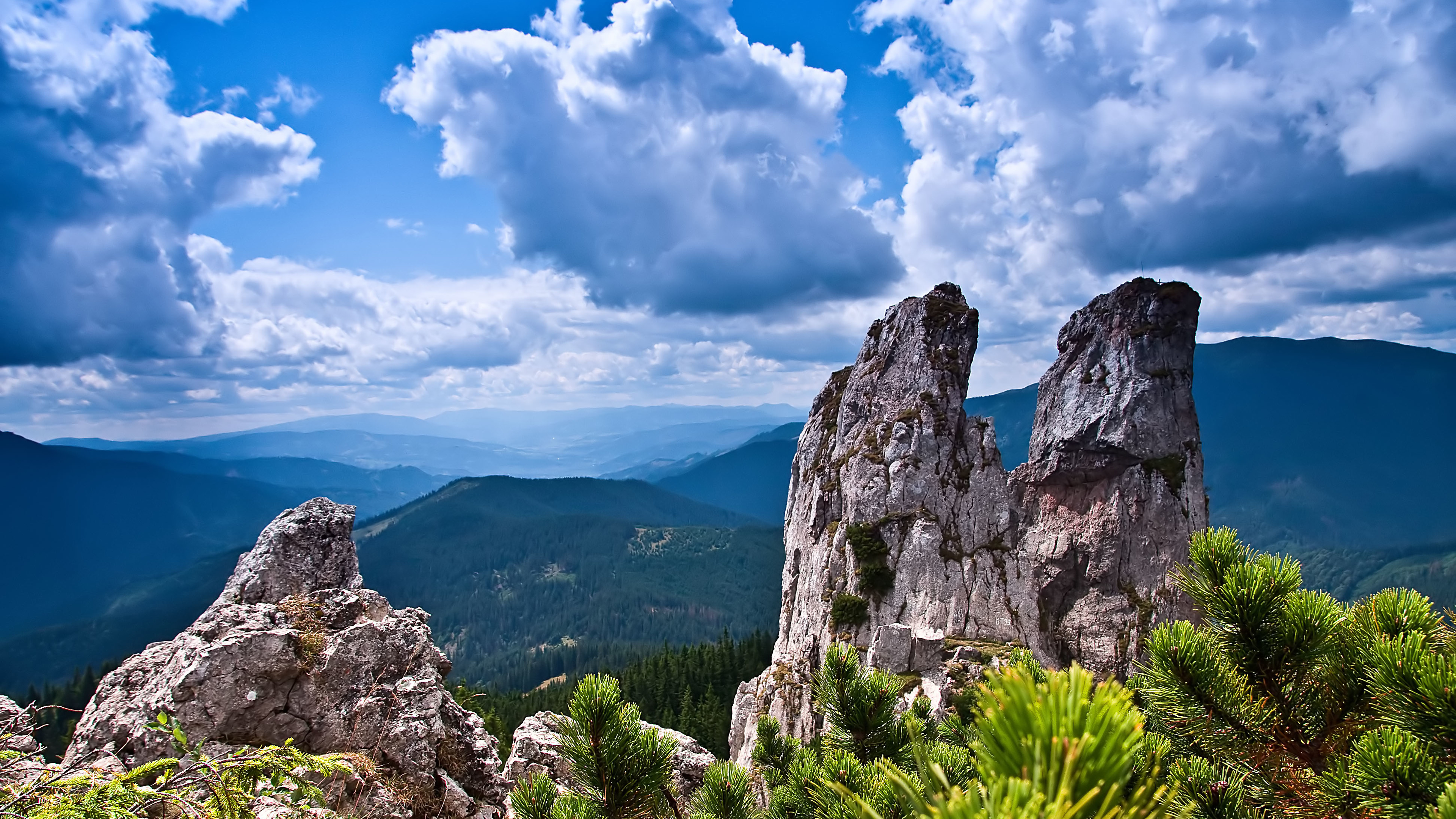 Mountain Landscape Clouds Ultra Hd 4k Wallpaper