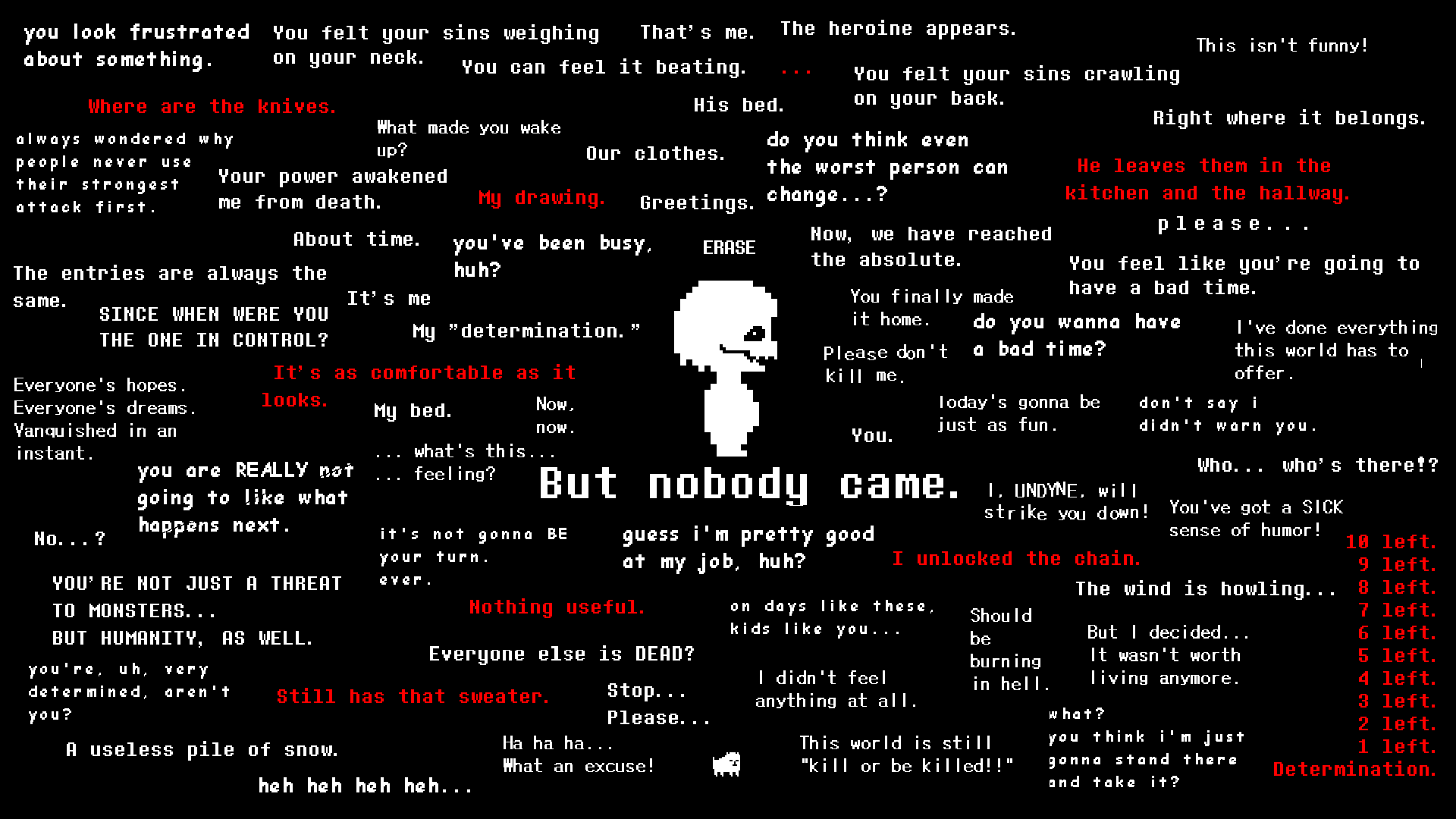 I Found This Really Spoopy Wallpaper On The Webs Undertale